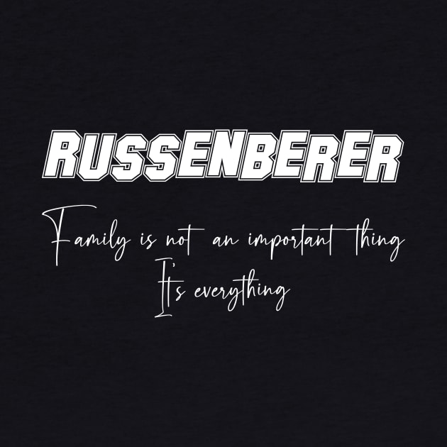 Russenberer Second Name, Russenberer Family Name, Russenberer Middle Name by JohnstonParrishE8NYy
